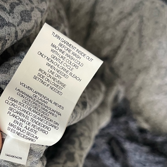 Rewind| Boho Maxi Dress in High-Low Style, Size XXL•••Navy Tones NWT - Picture 9 of 11